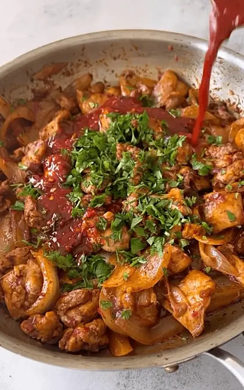 spicy chicken thighs recipe