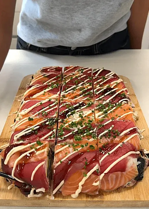 sushi cake recipe
