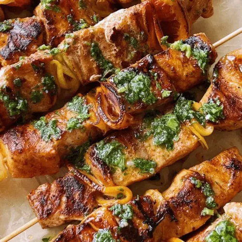 grilled salmon skewers recipe