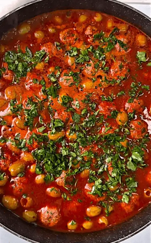 meatballs in red sauce recipe