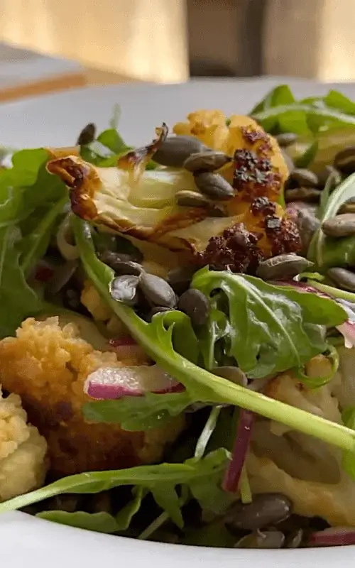 roasted cauliflower salad recipe