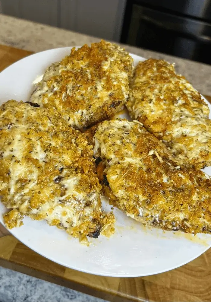 baked parmesan crusted chicken breast recipe