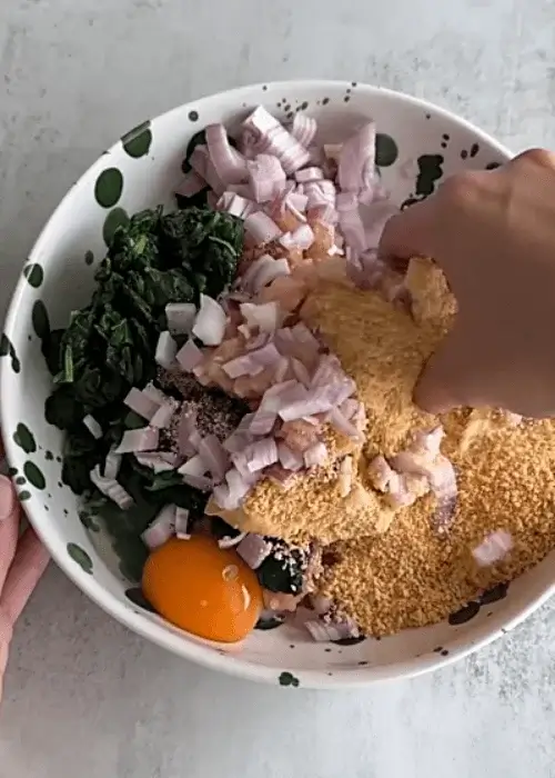 chicken spinach burgers recipe