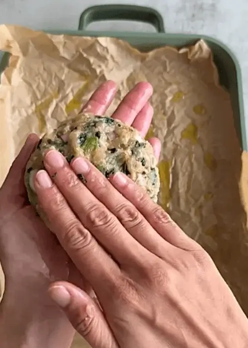 chicken spinach burgers recipe