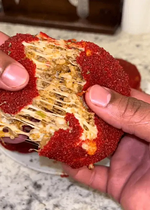 hot cheetos boudin balls recipe