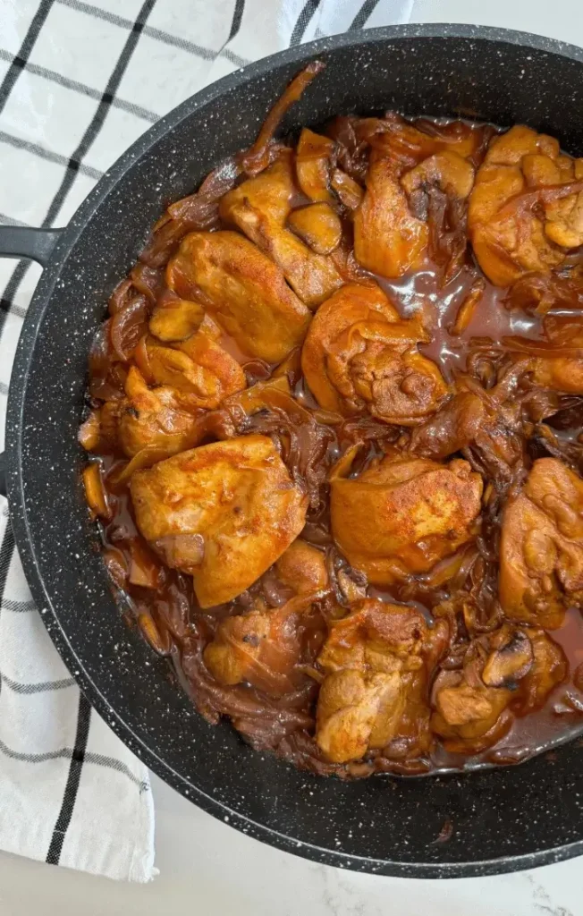 chicken with mushrooms and onions recipe