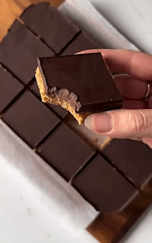 healthy peanut butter chocolate bars recipe