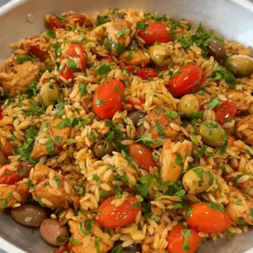 mediterranean orzo chicken recipe