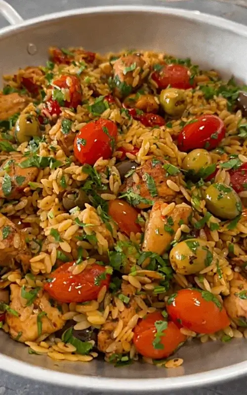 mediterranean orzo chicken recipe