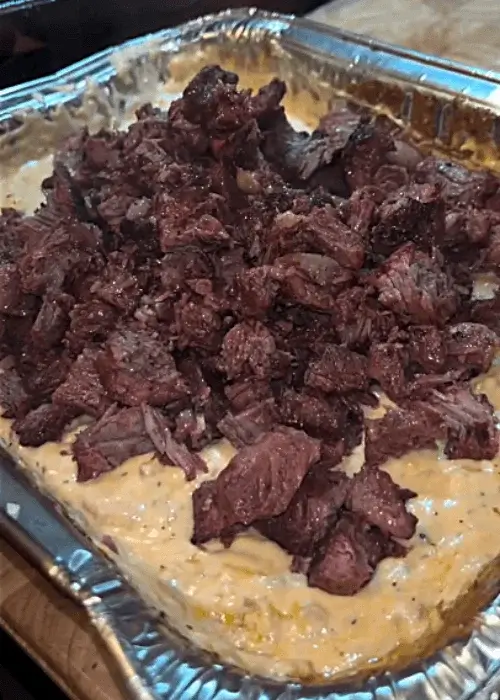 smoked beef queso dip recipe
