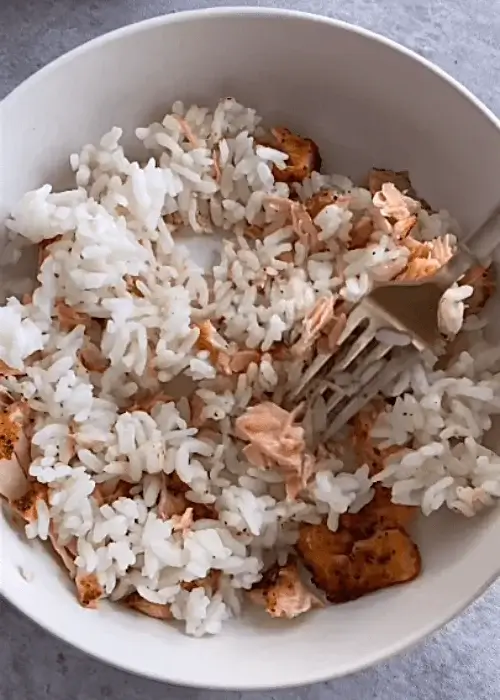 avocado salmon rice bowl recipe