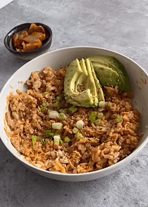 avocado salmon rice bowl recipe