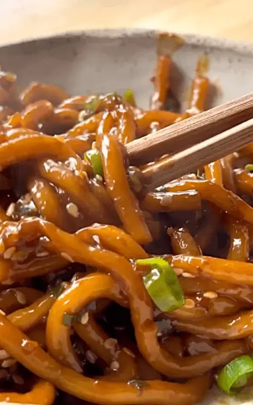 cooked udon noodles recipe