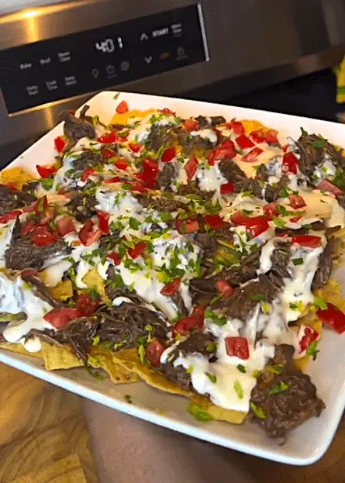shredded beef nachos recipe