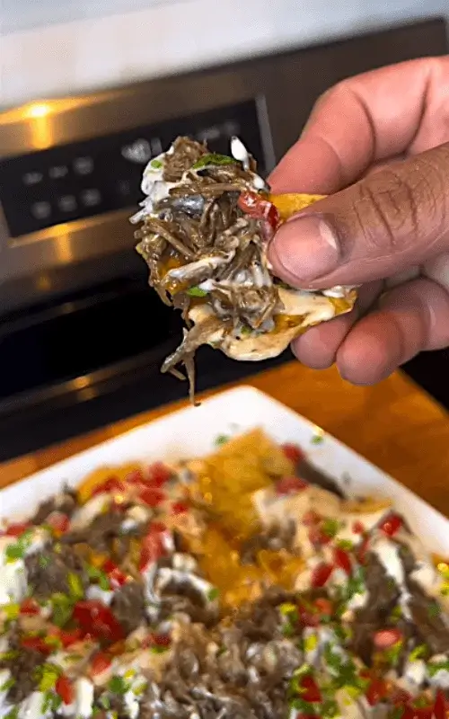 shredded beef nachos recipe