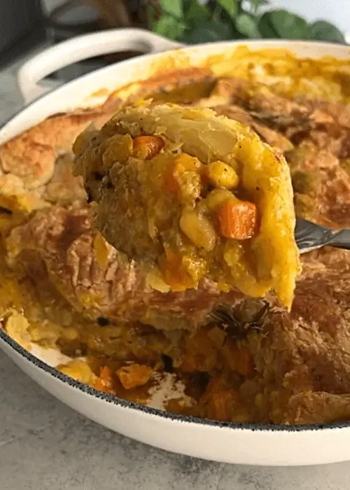 sweet potato pot pie recipe