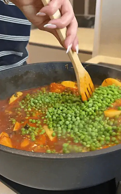 chicken and peas recipe